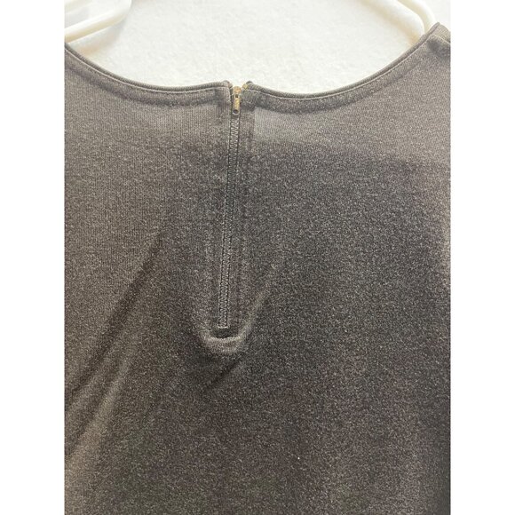 Vintage Evan-Picone Short Sleeve Blouse Quarter Zip Blouse Size Medium - Picture 3 of 10